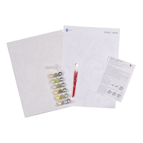 Картина за номерами Гілка лимона 30x40 см Santi 