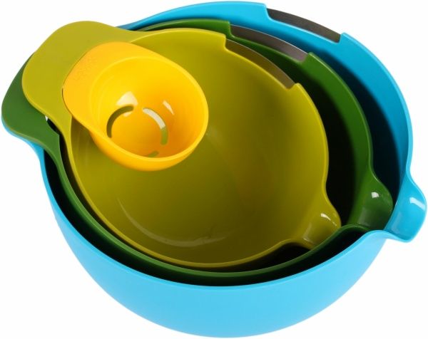 Набор мисок и отделитель белков Nest 4 предмета пластик 01000244 Joseph Joseph