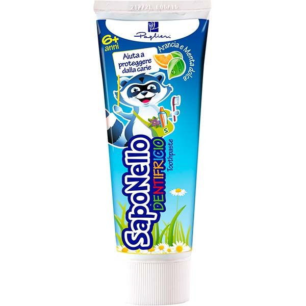 Дитяча зубна паста Paglieri SapoNello Arancia e Mentadoce 75 мл