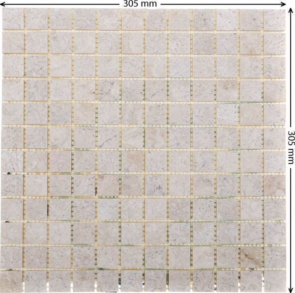 Плитка KrimArt мозаїка Victoria beige МКР-2П 30,5x30,5 
