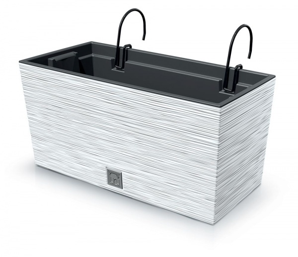 Ящик балконний Prosperplast FURU Case W навісний 400 мм білий прямокутний (57949-449) 