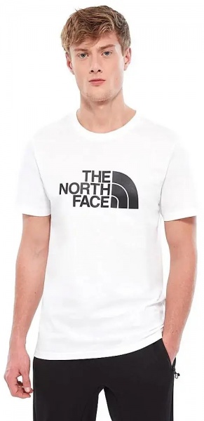 Футболка THE NORTH FACE M S/S EASY TEE NF0A2TX3FN41 р.S білий
