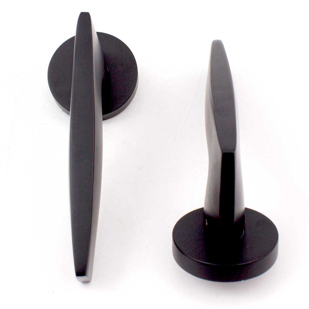 Ручка на розетке Comit Solid 65701 матовый черный