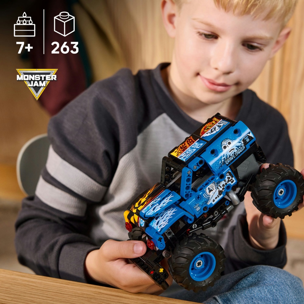 Конструктор LEGO Technic Monster Jam™ Grave Digger™ Огонь и лед 42219