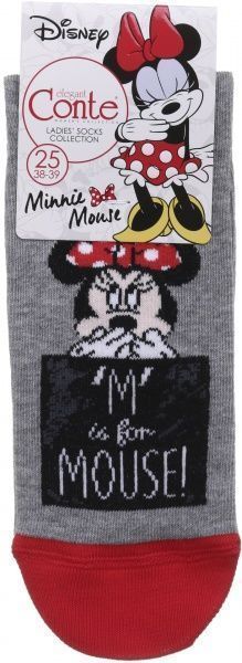 Шкарпетки Conte DISNEY 17С-128СПМ 353 р. 25 сірий 