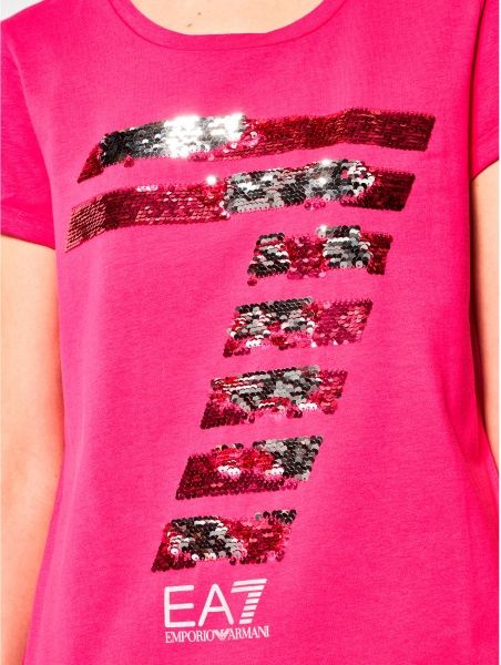 Футболка EA7 T-short 3HTT41-TJ12Z-1401 L рожевий