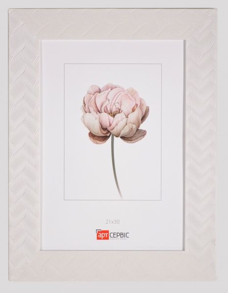 Рамка для фото Арт-Сервіс ЭА-01696 21х30 см білий/білий 