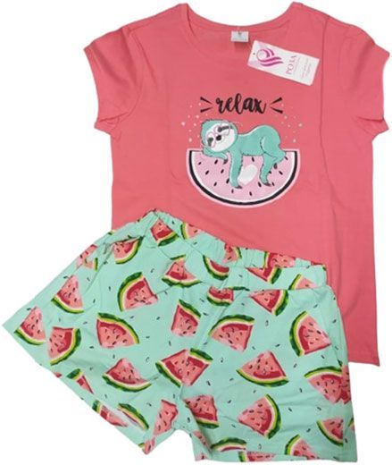 Комплект Роза для дівчинки 201113 р.128 кораловий 