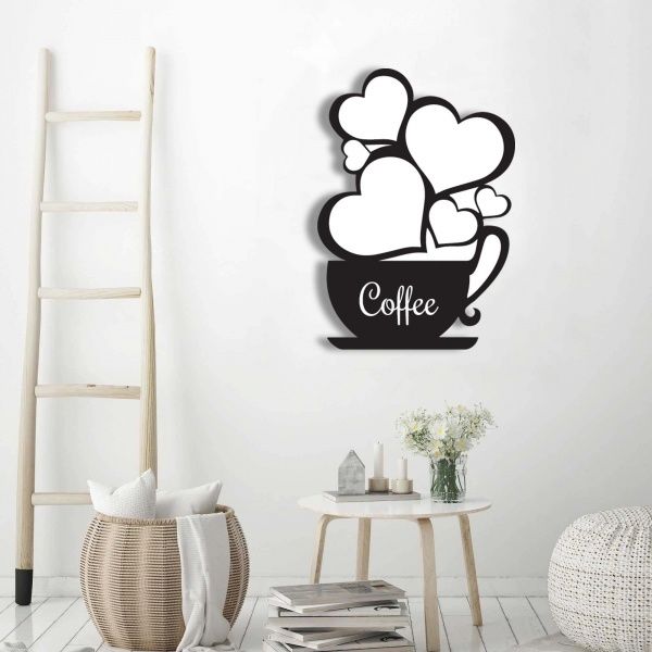 Панно Кофе любовь PN117 46x34 см 