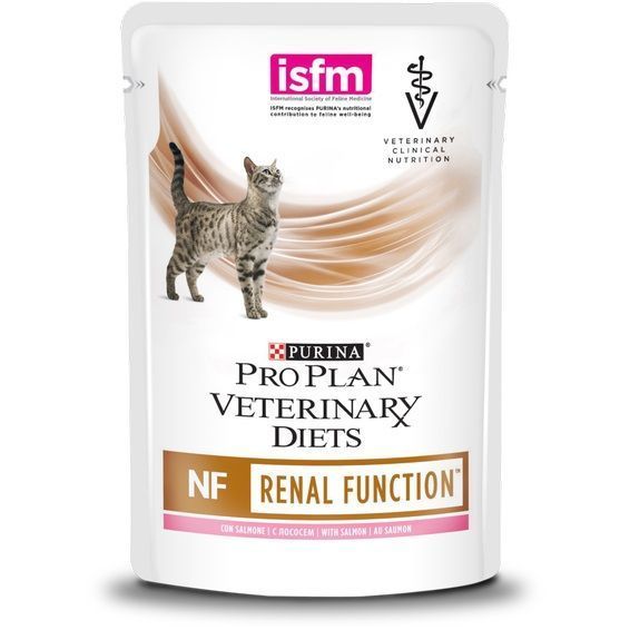 Корм Pro Plan Veterinary Diets NF для дорослих кішок при хворобах нирок з лососем 85 г