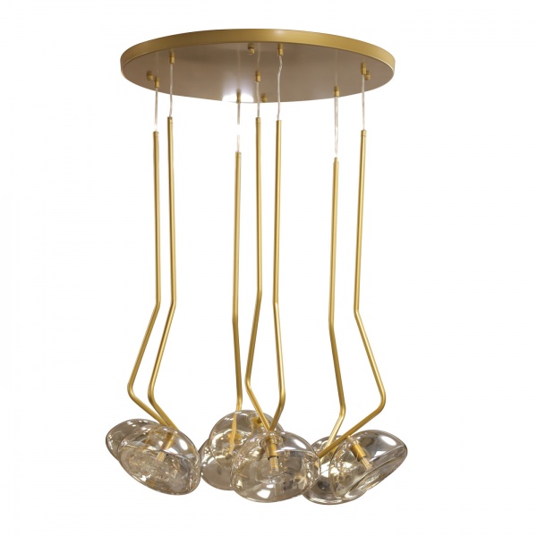 Люстра підвісна Светкомплект Bandy PL 185-7 7xG9 золото 