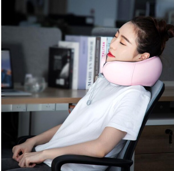 Подушка автомобильная BASEUS Thermal Series Memory Foam Pink 669635 