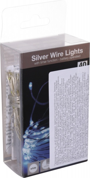 Електрогірлянда Aх9701210 вбудований світлодіод (LED) 40 ламп 2,1 м 