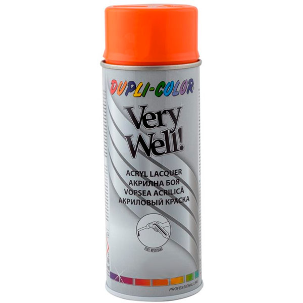 Эмаль аэрозольная Dupli-Color Very Well RAL 2004 оранжевый глянец 400 мл