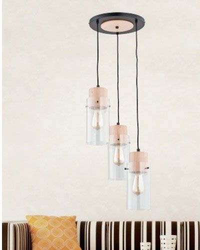 Підвіс ALFA Tantum 1x60 Вт E27 прозорий 60380 