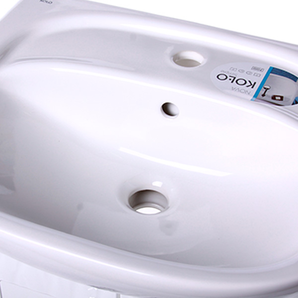 Тумба підлогова Aqua Rodos Ассоль 55 з умивальником Nova 55