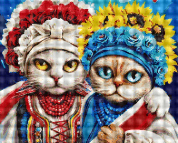 Алмазная мозаика Лапка поддерживает ©Марианна Пащук 40х50 см DBS1056 Brushme 