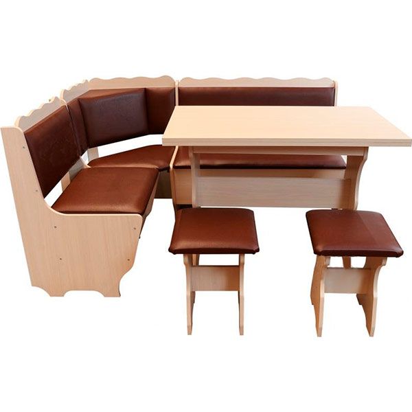 Куточок кухонний Граф дуб молочний коричневий