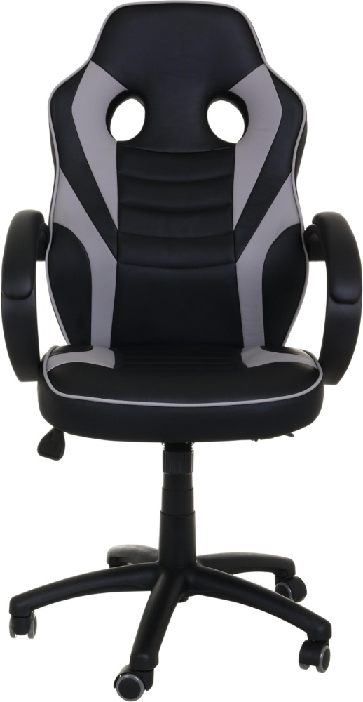 Кресло игровое Центр Меблів Идрис черно-серый