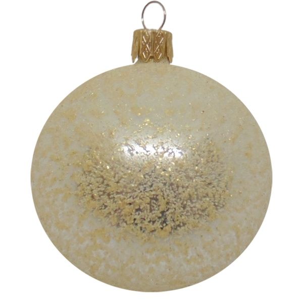 Куля новорічна d80 АХ17 7401 шампань