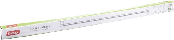 Рейлінг кухонний Flamberg 1000 мм 5 гачків+2 кронштейна