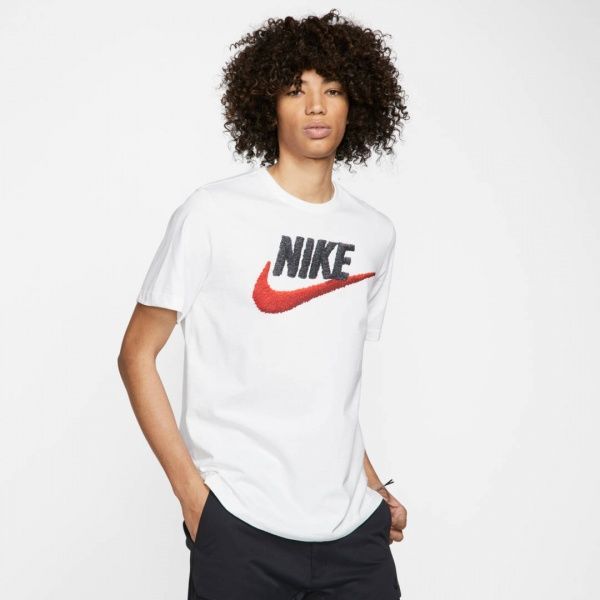 Футболка Nike M NSW TEE BRAND MARK AR4993-100 XL білий