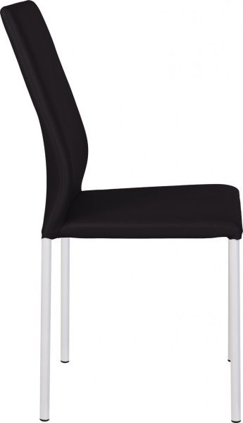 Стул обеденный Nowy Styl NIK WHITE (BOX-4) (CH) V-4 белый/черный