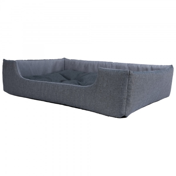 Лежак FX home Rosto 63x46x15 см серый