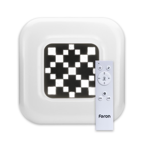 Світильник світлодіодний Feron AL5700 SHINE 80 Вт білий матовий 3000-6500 К 