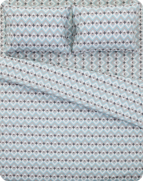 Комплект постельного белья Geometry 2 разноцветный UP! (Underprice) 