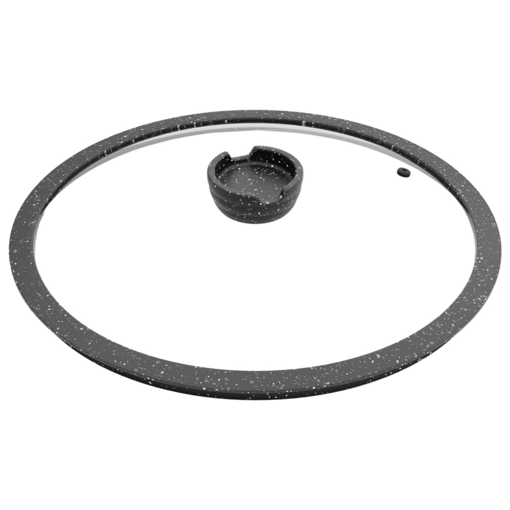 Крышка стеклянная Krauff с силиконовым ободком 26 см 29-305-091