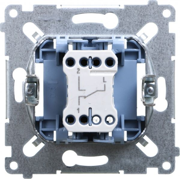 Механизм выключателя проходной одноклавишный Simon 54 без подсветки 10 А 250В SW6M