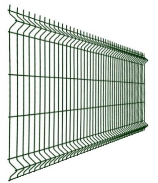 Секция ограждения Завод Сітка Захід Эко колор 1,23х2,5 м зеленый