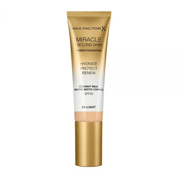 Тональная основа Max Factor Miracle Second Skin 03 Light 30 мл