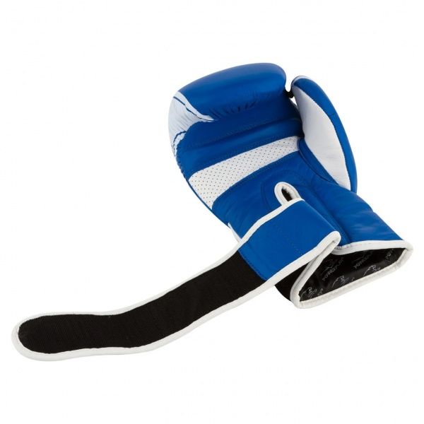 Боксерські рукавиці PowerPlay р. 12 3023A синій із білими вставками