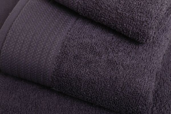 Рушник махровий ОЕ 50x90 см темно-сірий UP! (Underprice) 