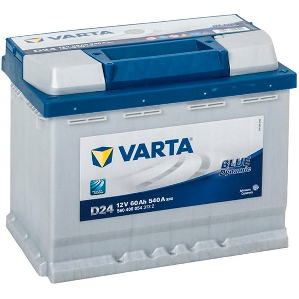Аккумулятор автомобильный Varta Blue dynamic D24 560 408 054 60А 12 B «+» справа