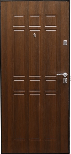 Двері вхідні металеві Y1S001C053+P037C283 чорний 2050х860 мм праві