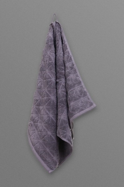 Полотенце махровое Vente 50x90 см темно-серый Karna 