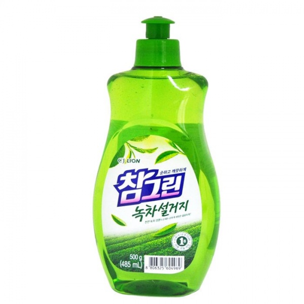 Жидкость для ручного мытья посуды Lion Зеленый чай 0,48л