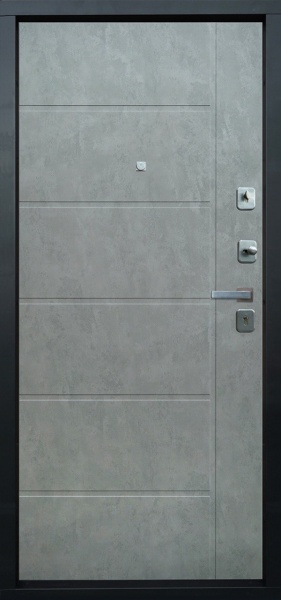 Двері вхідні FORZA GROUP АНДОРРА бетон сірий 2050х860 мм праві