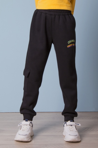 Брюки спортивні Mevis 4461 (02) р.134 чорний 4461 