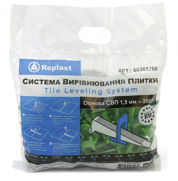 Основа СВП Replast 1,5 мм 200 шт./уп (CL 150200)
