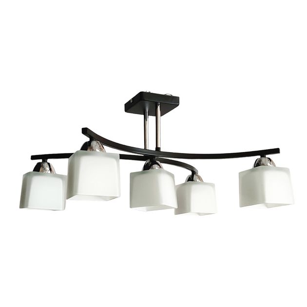 Люстра потолочная Sirius B N1435/5 5x60 Вт E14 черный с белым 1435/5