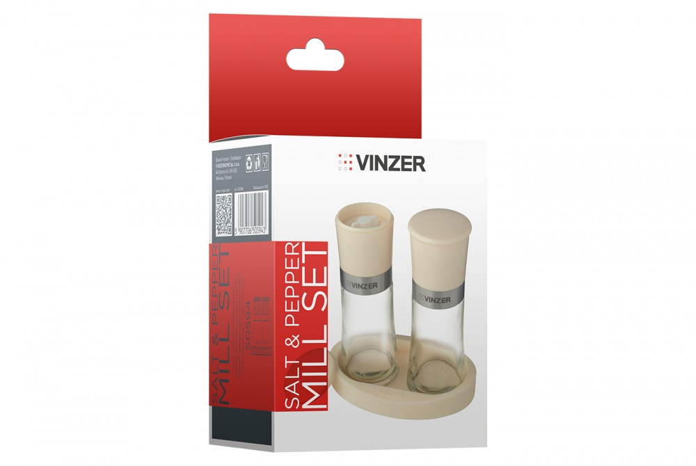 Набор мельниц для соли и перца Vinzer 50594