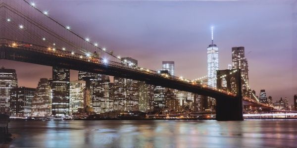 Репродукция New York–2 100-6 50x100 см 