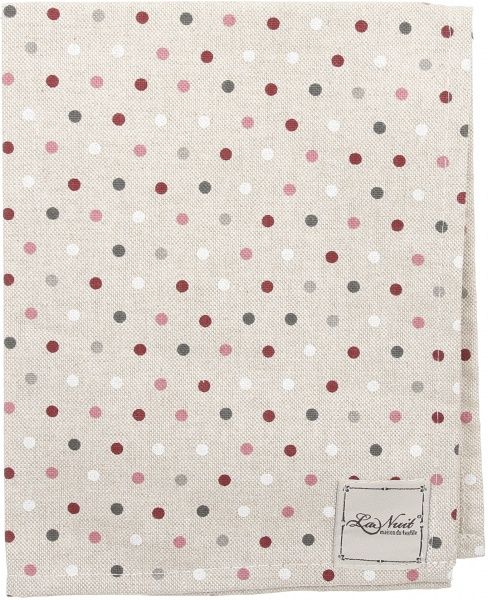 Серветка La Nuit Вінтаж Горошки 35x45 см бежевий 