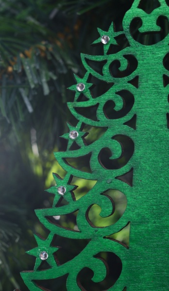 Елочная игрушка Елка 5822 11.5 см  