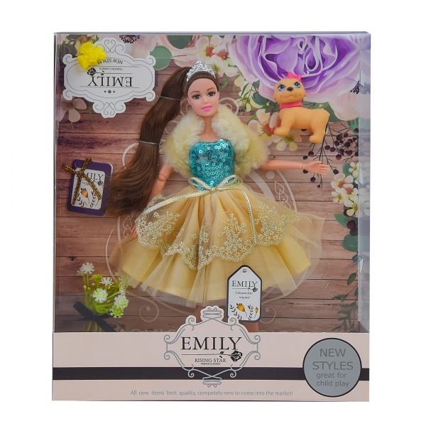 Лялька Shantou Emily QJ079C/QJ079D з аксесуарами 2 вида в асортименті