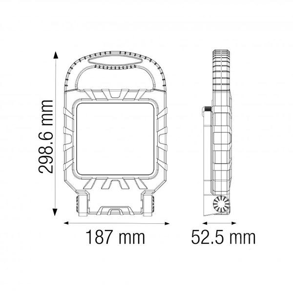Прожектор светодиодный HOROZ ELECTRIC Proport-45 45 Вт IP54 черный/желтый 068-015-0045-010 